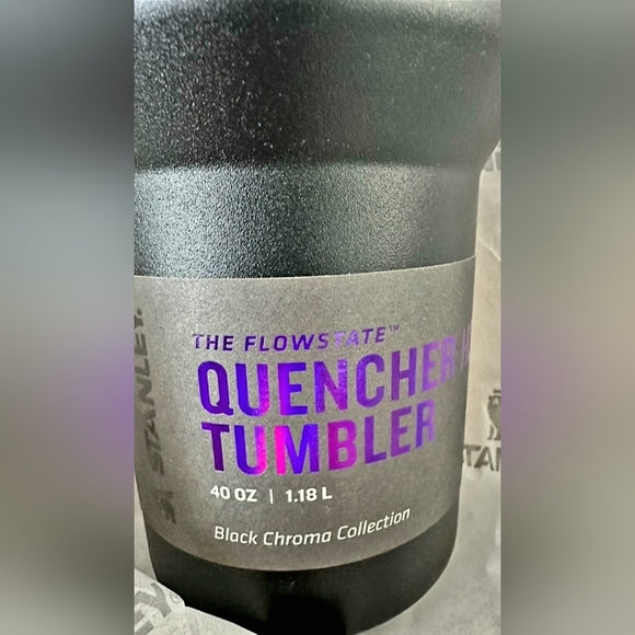 BNWT! STANLEY - THE BLACK CHROMA QUENCHER H2.0 FLOWSTATE™ TUMBLER | 40 OZ - Picture 13 of 16
